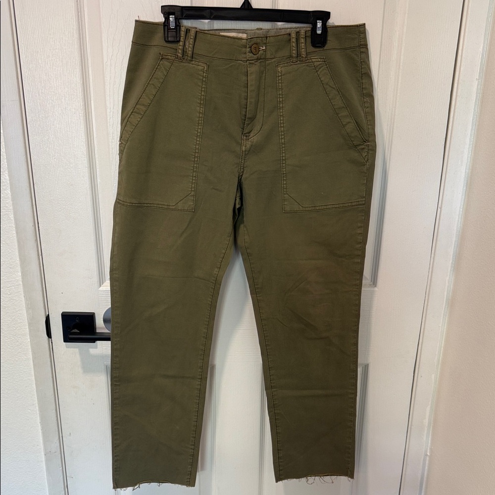 Anthropologie Olive Green Women's Cargo Pants